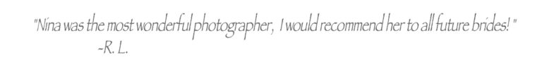 Nina K Photography testimonials