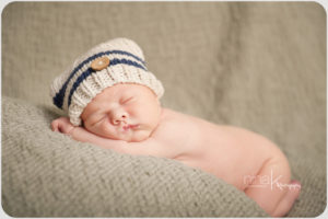 newborn baby in hat