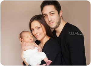 family with newborn photography