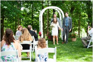 micro backyard wedding