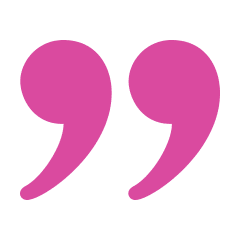 quote graphic in pink